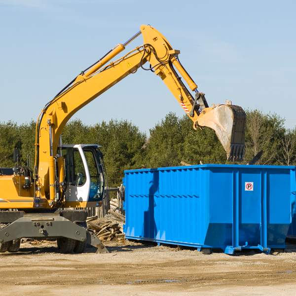 can i request a rental extension for a residential dumpster in Tiplersville